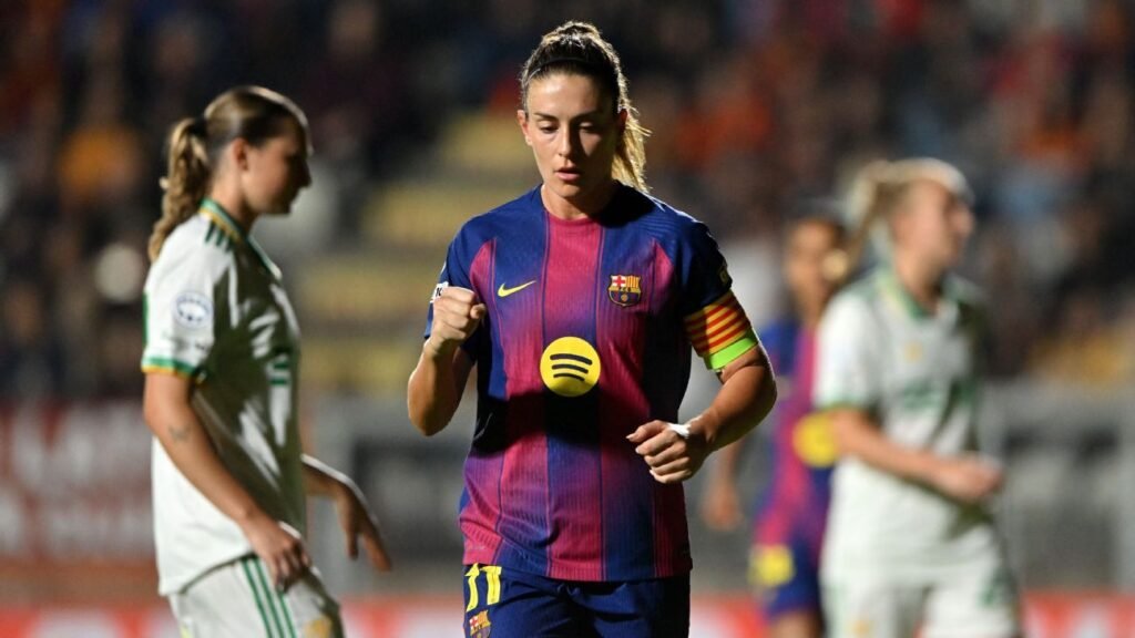 Show de Alexia Putellas: Barcelona Humilha Roma na Champions Feminina