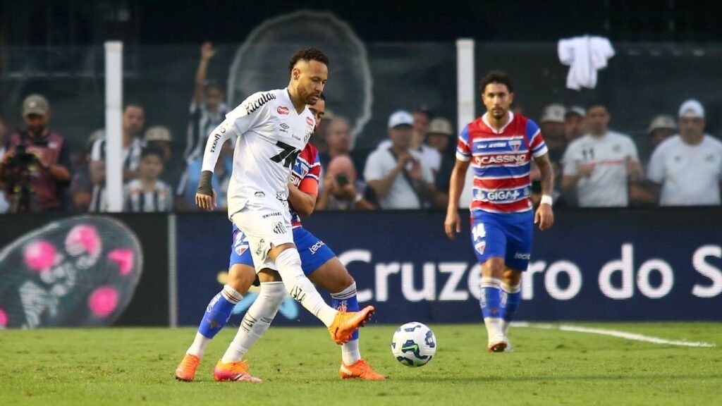 Neymar Brilha em Retorno: Santos Empata com Fortaleza no Brasileirão