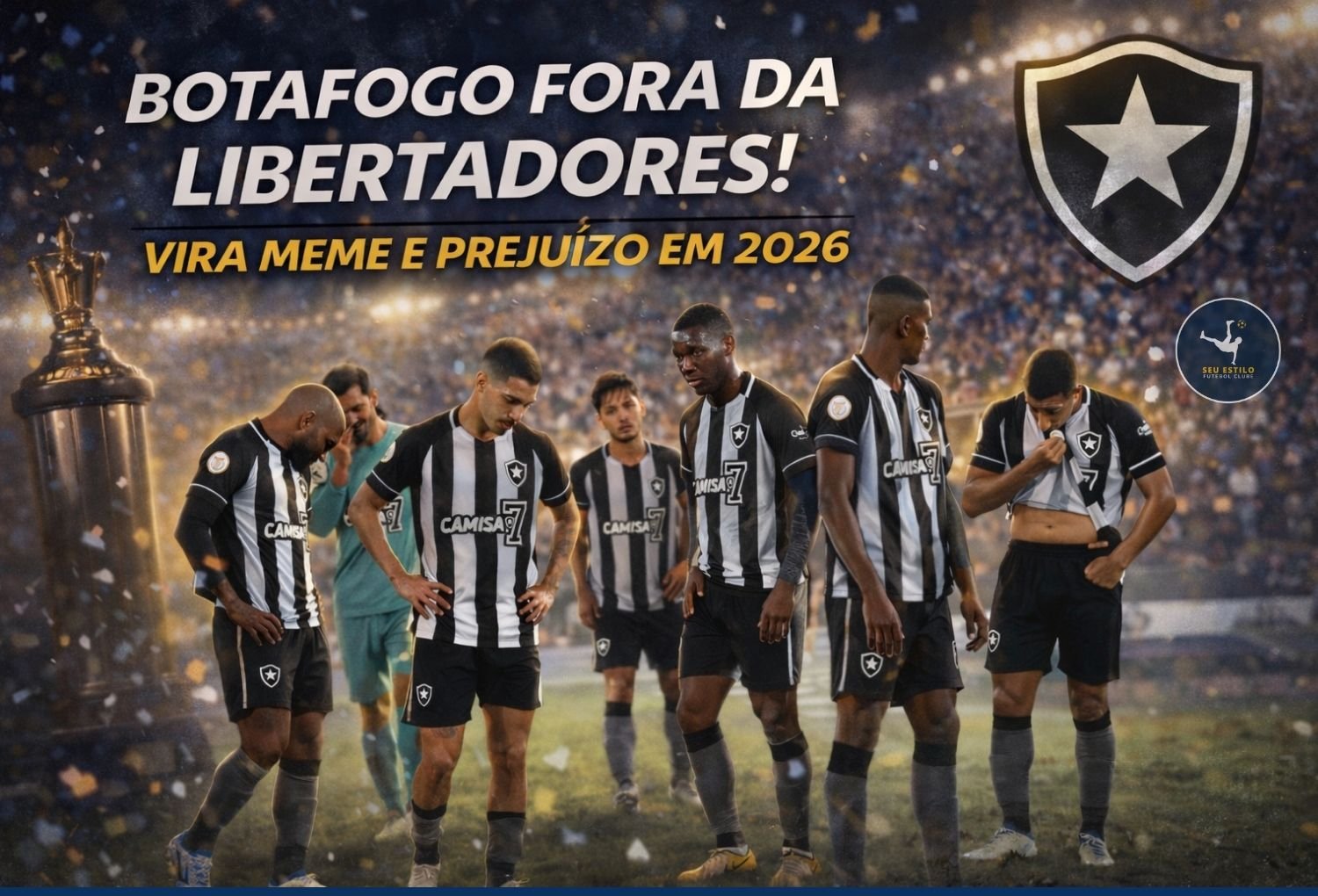 Botafogo é eliminado da Libertadores e sofre impacto esportivo e financeiro em 2026