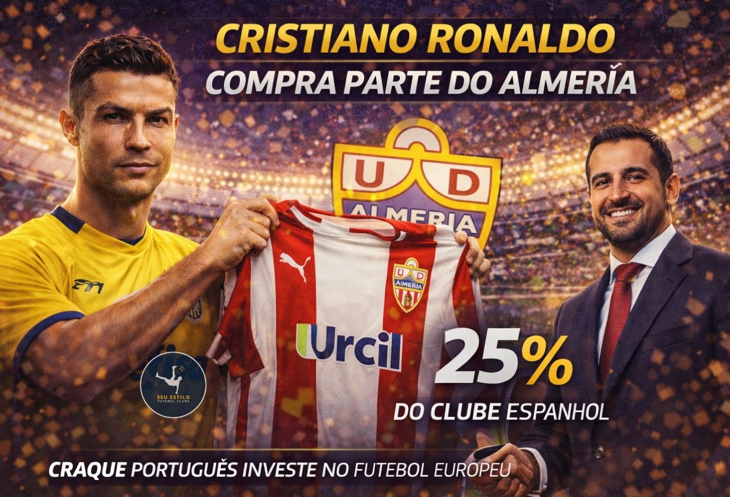 Cristiano Ronaldo compra parte do Almería