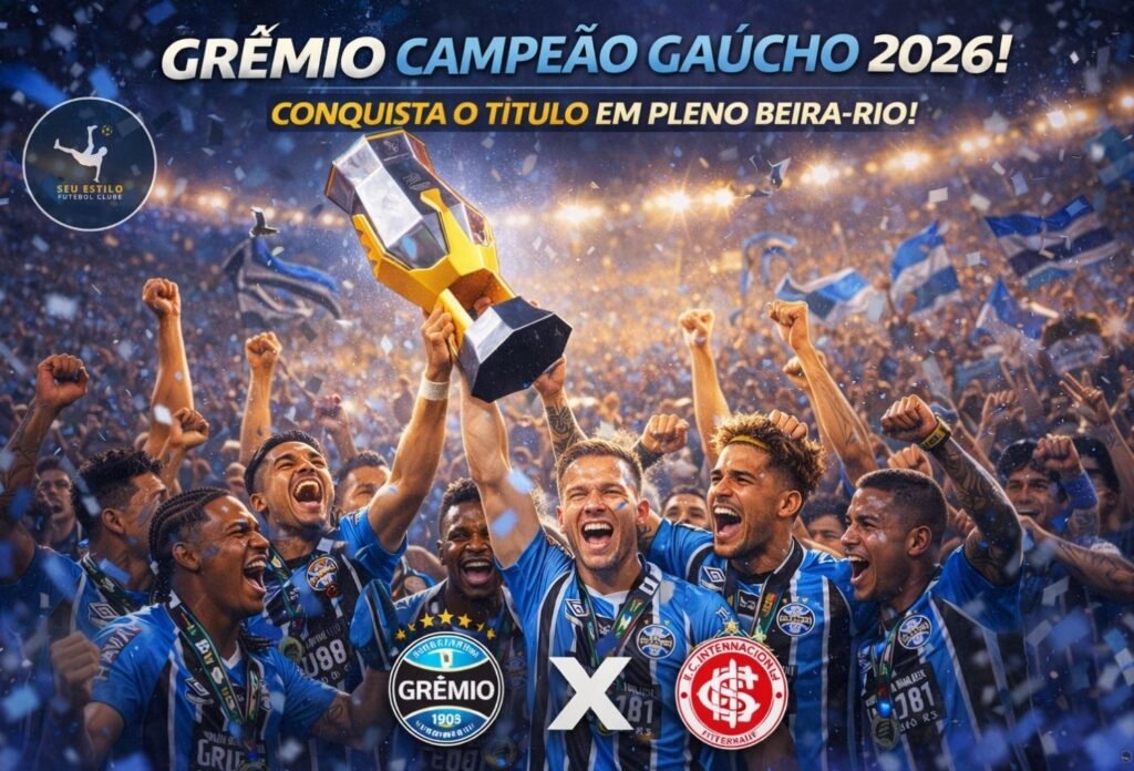 Grêmio conquista o Campeonato Gaúcho 2026 após Gre-Nal decisivo no Beira-Rio
