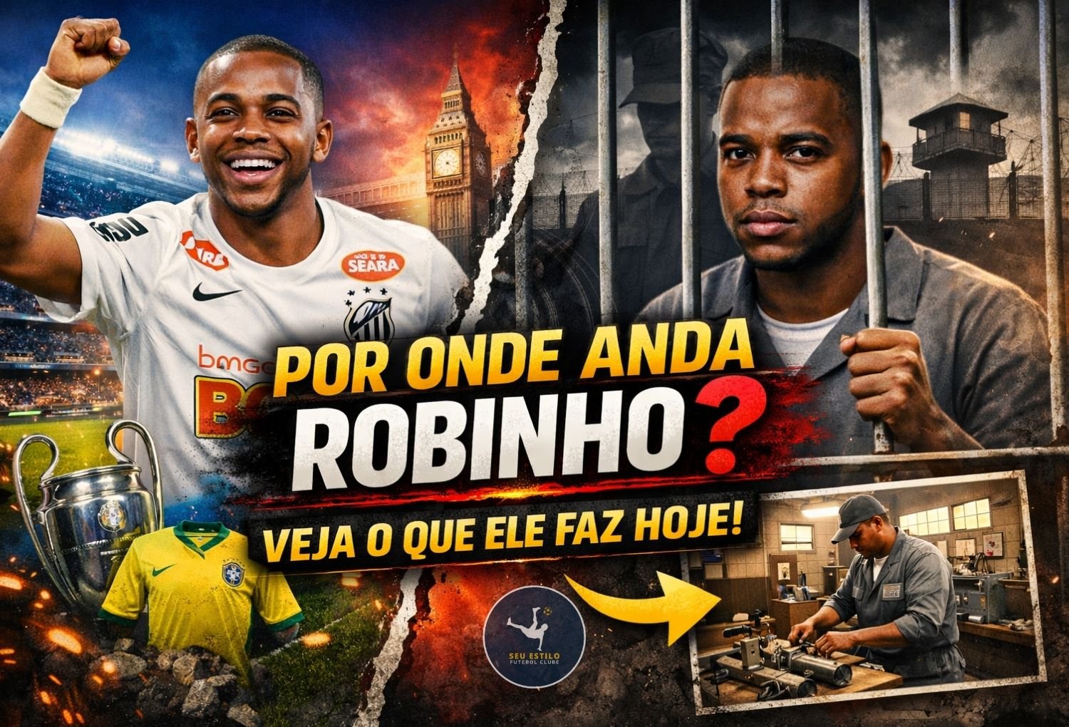 Por onde anda Robinho? Veja o que ele faz hoje