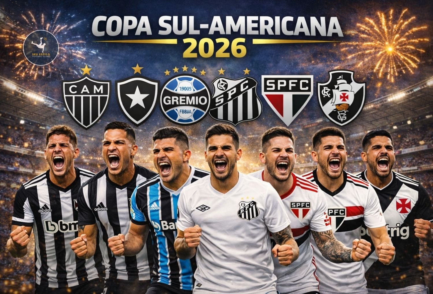 Sul-Americana 2026: veja os confrontos dos brasileiros na fase de grupos